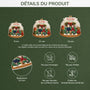 6168OFR3 effet dimpression 3d ornement noel acrylique personnalise couple toi et moi et nos chats 6168okhcd