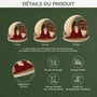 6174OFR3 effet dimpression 3d ornement noel acrylique personnalise mon endroit prefere pour lire un livre 6174o8lna