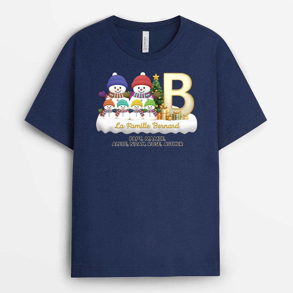 6175AFR2 t shirt personnalise noel famille bonhomme de neige 6175a3qti_82c8855b 791f 42ed 84e4 48f0df1cdd55