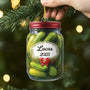 6189OFR2 effet dimpression 3d ornement noel acrylique personnalise pour femme et homme pot de cornichons 6189o8vza