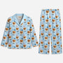 6190VFR1 effet dimpression 3d pyjama personnalise avec photo joli chien avec patte 6190v8xqc