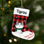 6193OFR1 ornement noel chaussette acrylique personnalise avec chat joyeux noel minou 6193ok6ad