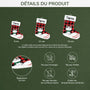6193OFR1 ornement noel chaussette acrylique personnalise avec chat joyeux noel minou 6193ok6ad3