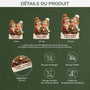6200OFR3 effet dimpression 3d ornement noel acrylique personnalise couple vieillir ensemble 6200o8ltg
