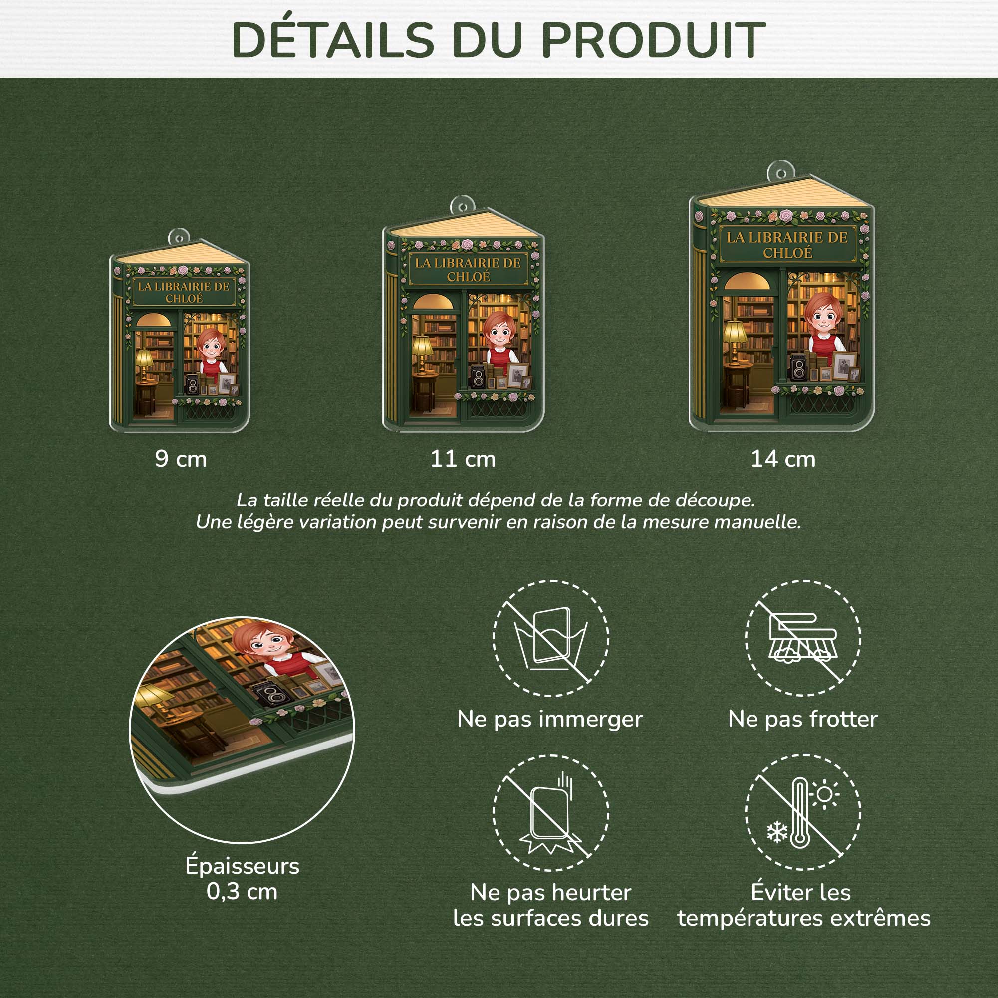 6201OFR1 effet dimpression 3d ornement noel acrylique personnalise librairie pour les amoureux des livres 6201o8lqa_3_e2a08b23 25b6 4db3 a38c d9b9387e18aa