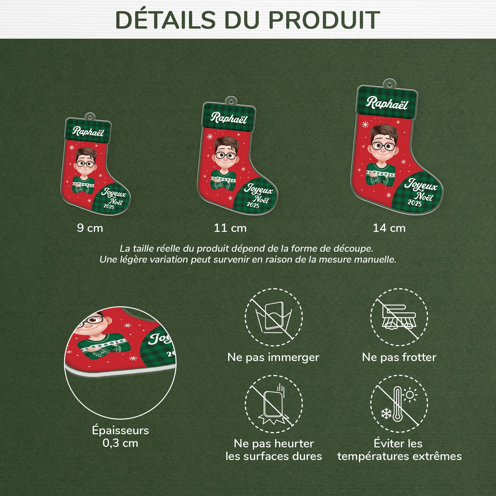 6202OFR3 ornement acrylique personnalise pour femme et homme joyeux noel 6202oktqb