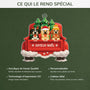 6209OFR4 ornement noel acrylique personnalise joyeux noel avec chien 6209otvzc