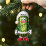 6219OUS2 3d printing effect acrylic christmas pickle ornament personalized xmas gifts 6219O6V5A