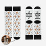 6223JFR1 chaussettes personnalisees le chien est sur mes genoux 6223j6xmc