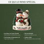 6227OFR4 effet dimpression 3d ornement noel acrylique personnalise vieillir ensemble joli couple 6227o