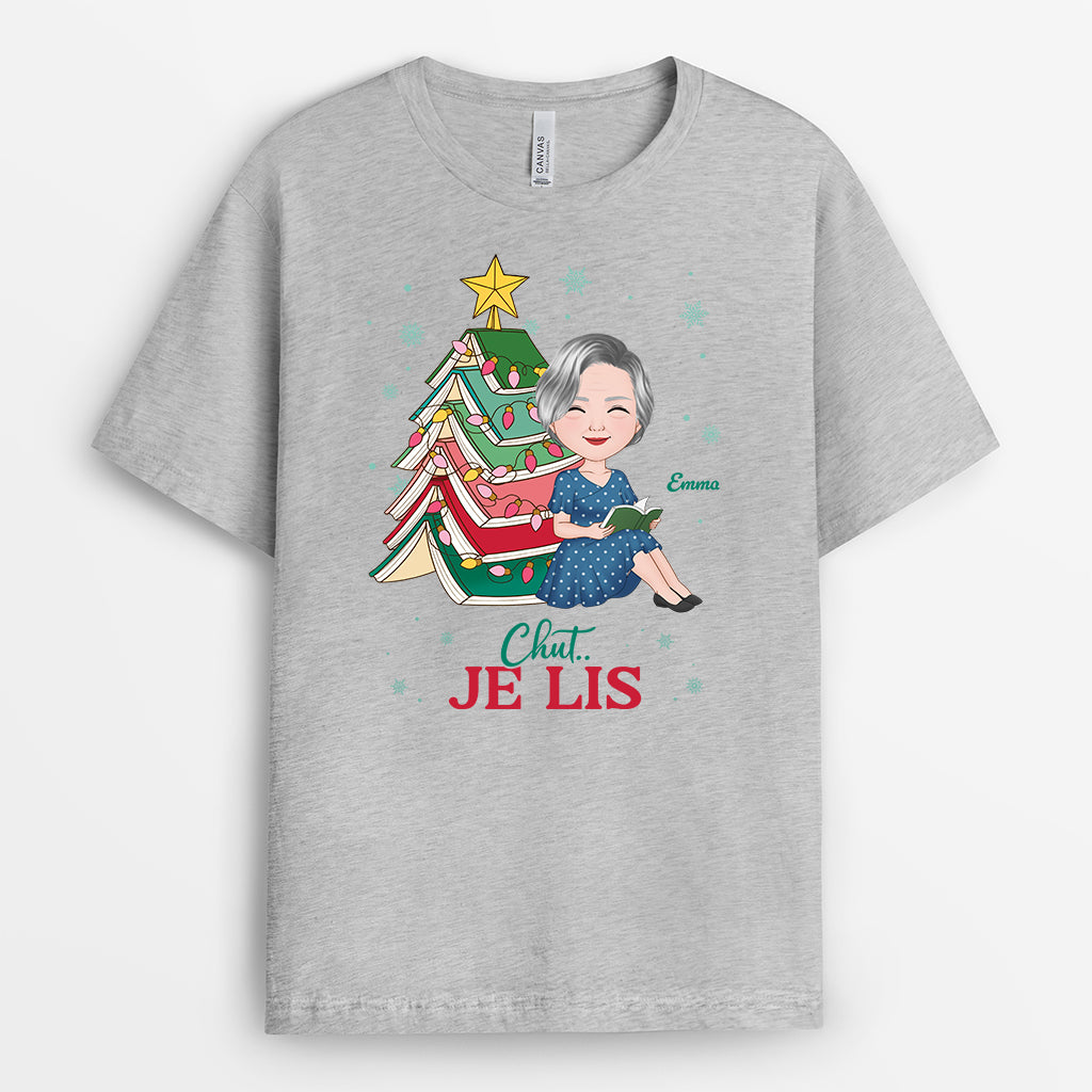 6233AFR2 t shirt personnalise pour les amoureux des livres deja prise pour noel 6233akmza