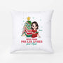 6233PFR1 coussin personnalise femme amoureuse des livres deja prise pour noel 6233pkl5a