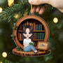 6234OFR2 effet dimpression 3d ornement acrylique personnalise cadeau noel fille qui aime les livres 6234o3qaa