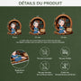 6234OFR3 effet dimpression 3d ornement acrylique personnalise cadeau noel fille qui aime les livres 6234o3qaa