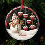6235OFR1 effet dimpression 3d ornement noel en verre personnalise papy mamie bonhomme de neige 6235o8qna