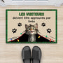 6248DFR1 paillasson personnalise chat noel visiteurs doivent etre approuves par 6248dklnd_2