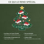 6250OFR4 ornement acrylique personnalise famille sapin avec bonnet noel 6250oklti