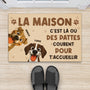 6259DFR2 paillasson chien personnalise la ou quelqu_un court pour t_accueillir 6259d8vzc