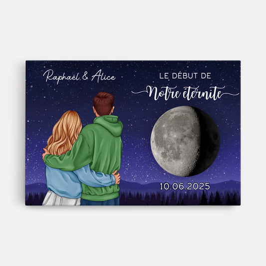 6262CFR1 toile personnalisee couple avec phase de la lune le debut de notre eternite 6262c8ttg_e09f8091 86e8 4c21 a0f8 b739f6800860