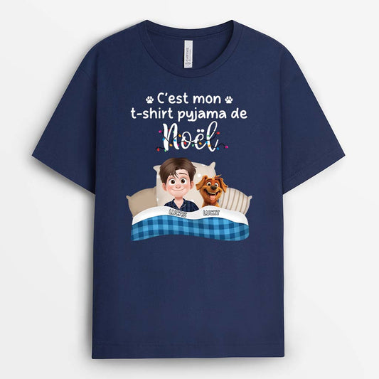 6264AFR2 t shirt personnalise pour dormir mon t shirt pyjama de noel avec chien 6264a3mmc_c4679554 d04f 4e28 91d3 689985b2f59c
