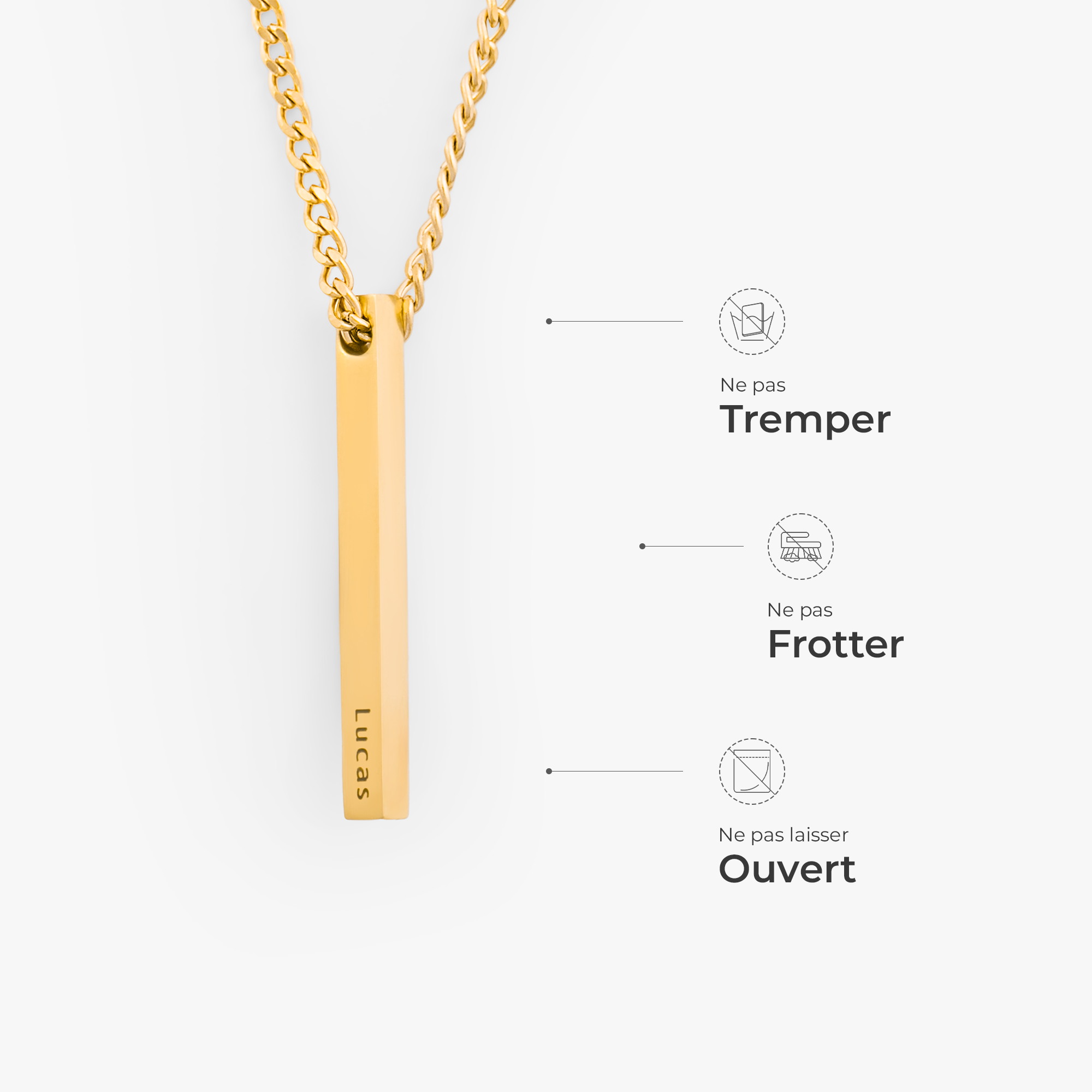 6269JFR4 collier barre personnalise_ pour femmehomme souvenir memorable 6269j0v5a