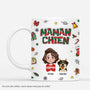 6270MFR1 effet dimpression 3d mug personnalise maman chien de noel 6270mkhac