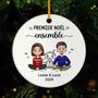 6278OFR1 ornement ceramique personnalise pour couple premier noel ensemble 6278o3vcg