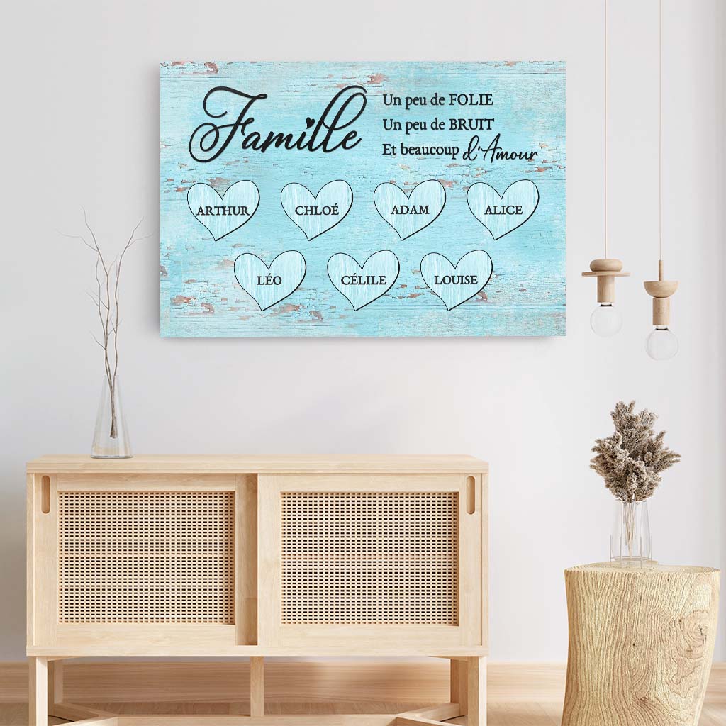 6280CFR3 toile personnalisee famille beaucoup d_amour 6280c3mai
