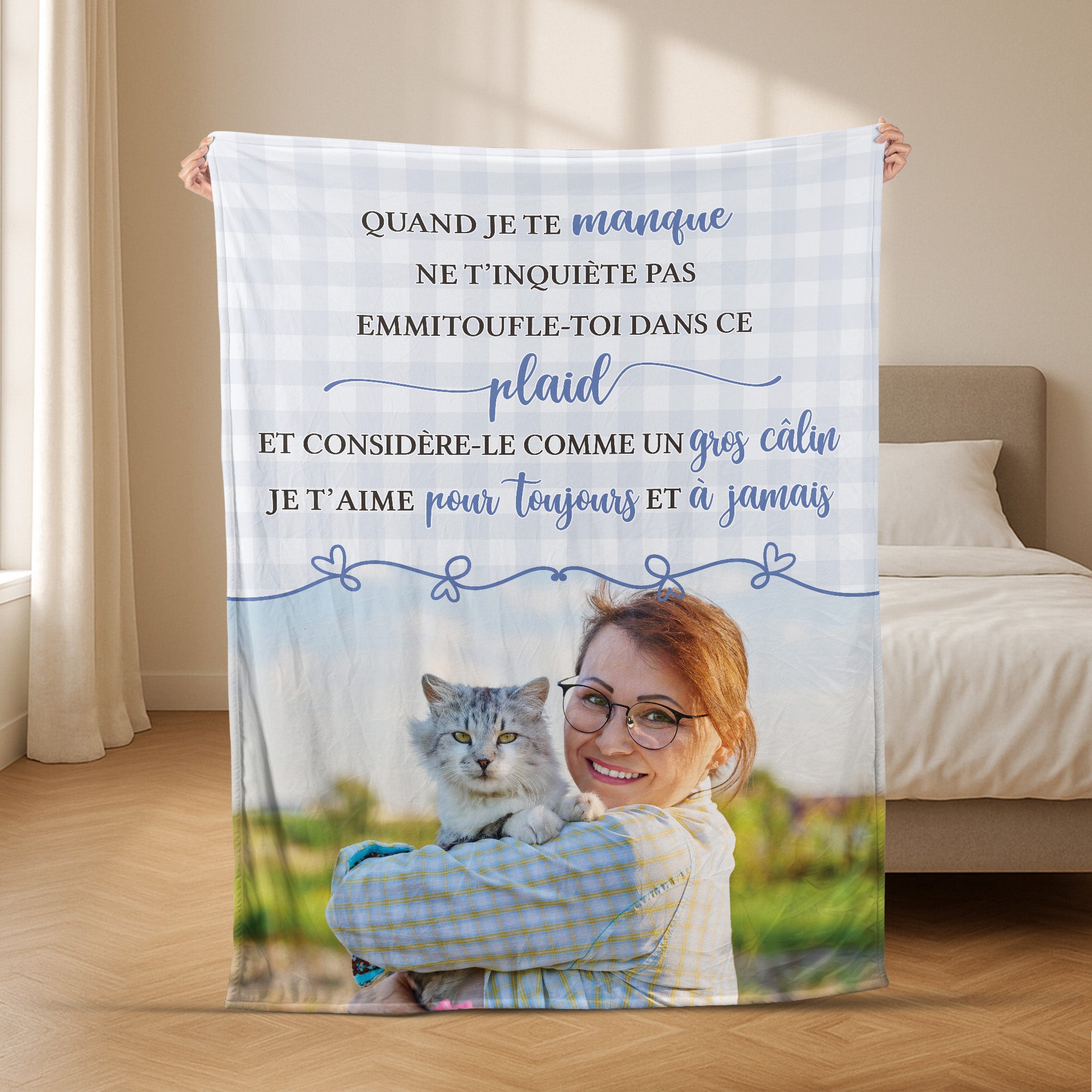 6285BFR2 plaid personnalise commemoratif avec chien et chat photo quand je te manque 6285b3qzc_303434ca d923 4971 ab66 67f181767a36