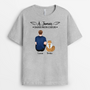 6290AFR2 tee shirt personnalise chat chien commemoratif toujours avec toi 6290a3fma
