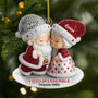 6313OFR1 effet dimpression 3d ornement noel acrylique personnalise couple vieillir ensemble et toujours joyeux 6313o8zmg