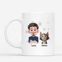 6326MFR2 mug personnalise avec chat joyeux noel a mon poilu 6326m6und