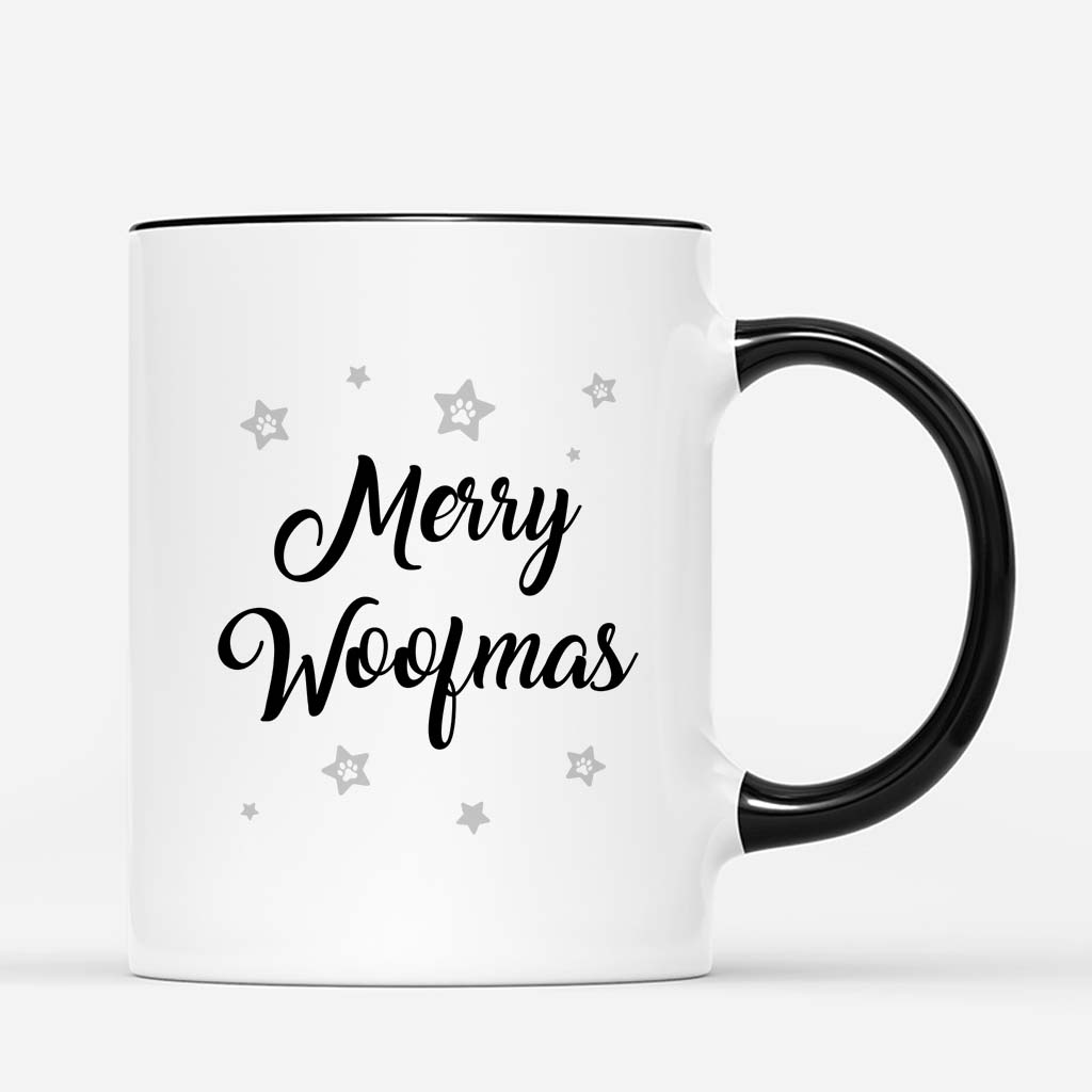 6326MFR3 mug personnalise avec chien joyeux noel a mon poilu 6326m6unc