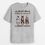 6328AFR2 t shirt personnalise les chevaux rendent la vie parfaite 6328a6vtu