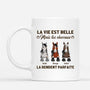 6328MFR1 mug personnalise les chevaux rendent la vie parfaite 6328m6vtu