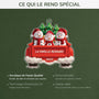 6338OFR4 effet dimpression 3d ornement noel acrylique personnalise famille bonhomme de neige avec voiture 6338okl5i