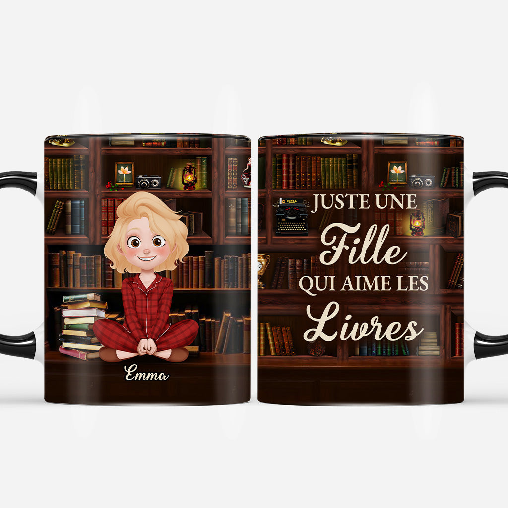 6343MFR1 effet dimpression 3d mug personnalise juste une amoureuse des livres 6343m8taa_4a6de808 3ce4 4f96 b532 13a78d5695d2