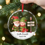 6349OFR2 ornement en verre personnalise couple nain de noel vieillir ensemble 6349okm5g