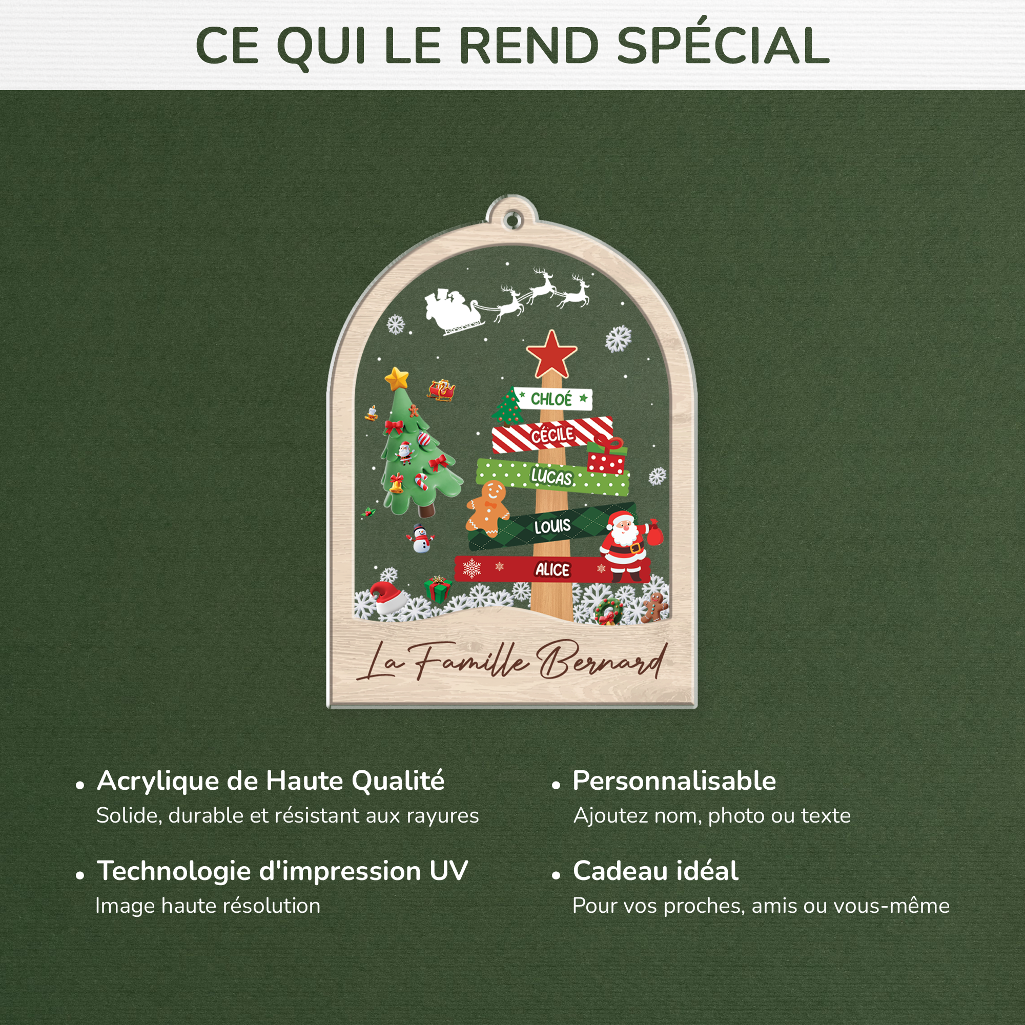 6351OFR4 ornement noel acrylique personnalise famille la magie detre ensemble 6351ott5i_d2624b55 5b0b 4343 927b b998b72df0d8