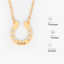 Collier Pendentif Personnalisé 'Roi Du Mardi Gras' Pour Femme - En Alliage Or/argent - Chaîne Réglable - Cadeau Tendance - 9