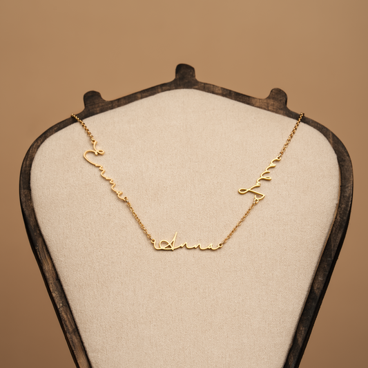 6358JFR2 collier avec prenom personnalise pour femmehomme lie pour toujours 6358j0b5a