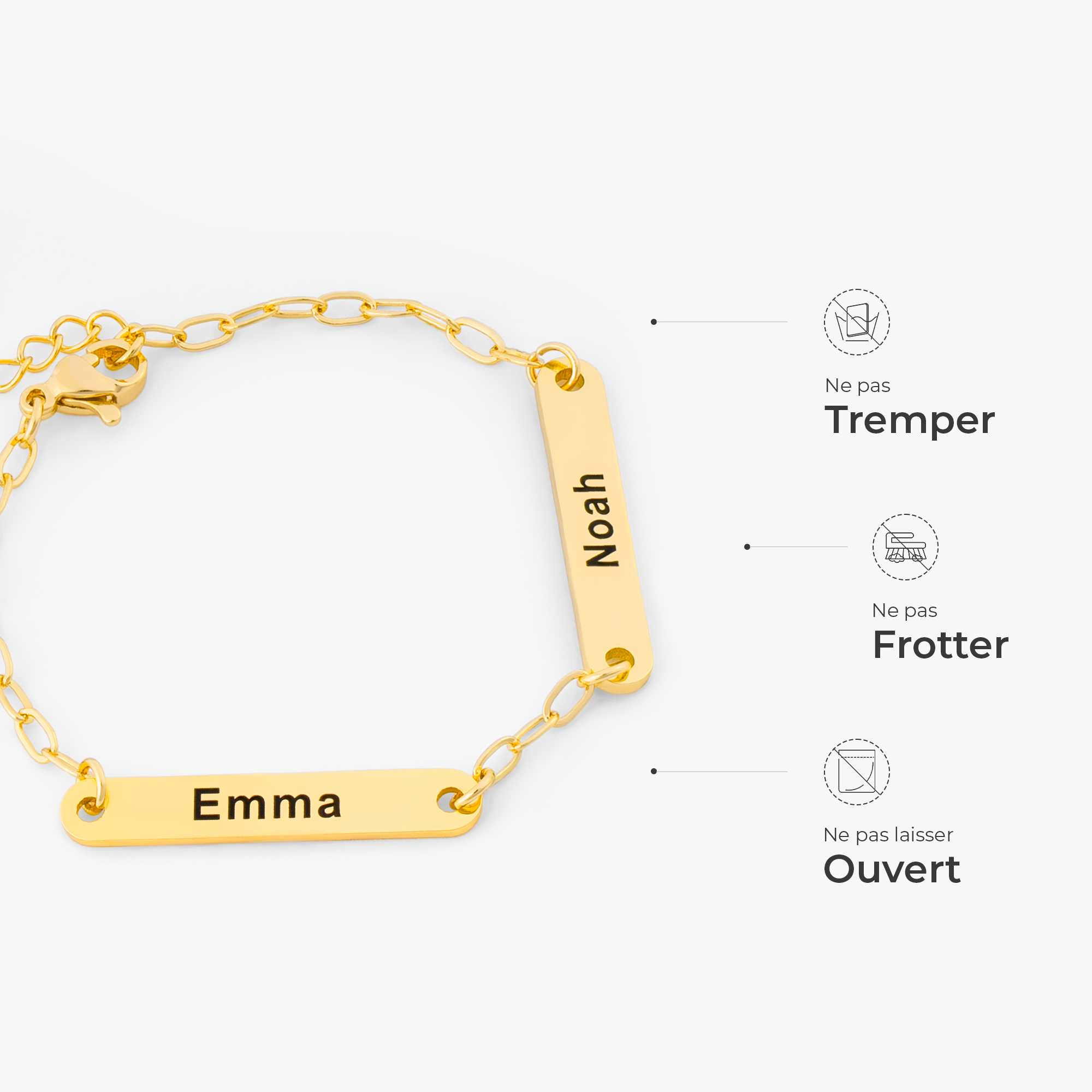 6361JFR4 bracelet personnalise femmehomme tous les personnes que jaime 6361j0q5a