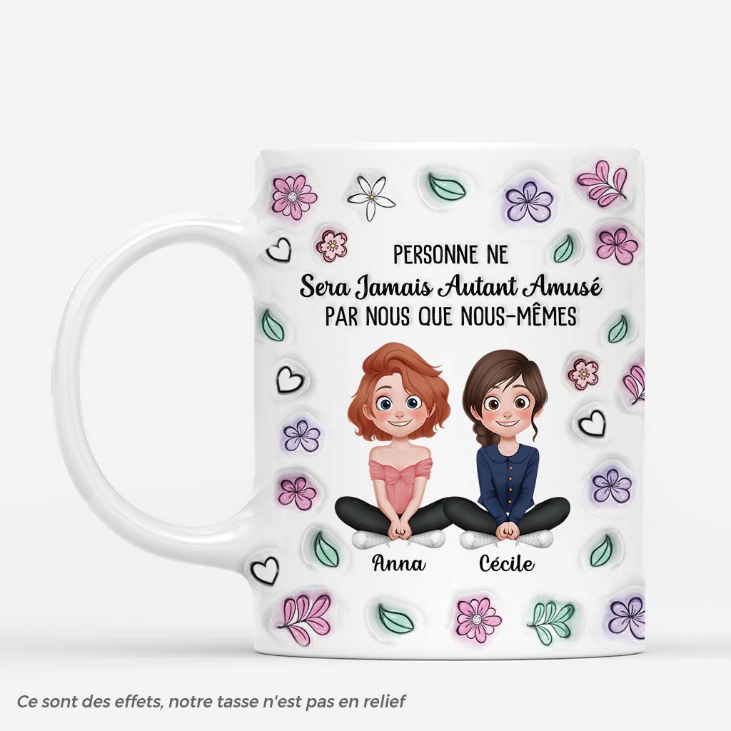 6367MFR1 effet dimpression 3d mug personnalise amies amuse par nous 6367m8qcf