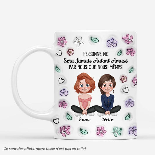 6367MFR1 effet dimpression 3d mug personnalise amies amuse par nous 6367m8qcf