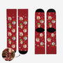 6369JFR1 chaussettes personnalisees avec photo boule de noel famille 6369jkvai