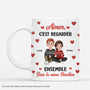 6373MFR1 effet dimpression 3d mug personnalise couple aimer c_est regarder ensemble 6373mtlag_1