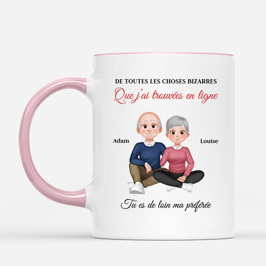 6381MFR2 mug personnalise couple tu es ma preferee 6381mkl5g