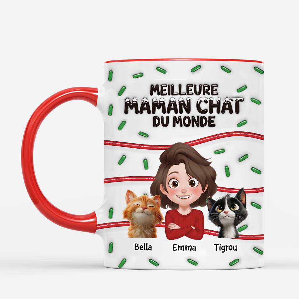 6411MFR2 effet dimpression 3d mug personnalise meilleure maman chat 6411m6mac