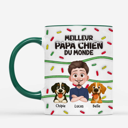 6411MFR2 effet dimpression 3d mug personnalise meilleure maman chien 6411m6mad