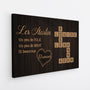 6412CFR2 toile prenom personnalise famille_ notre famille avec mots croises 6412c6vai